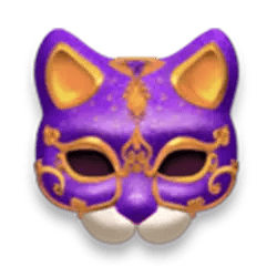 mask cat purple